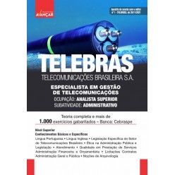 TELEBRAS - Telecomunicações Brasileira S.A.: Especialista em Gestão de Telecomunicações - Analista Superior - Administrativo: E-book