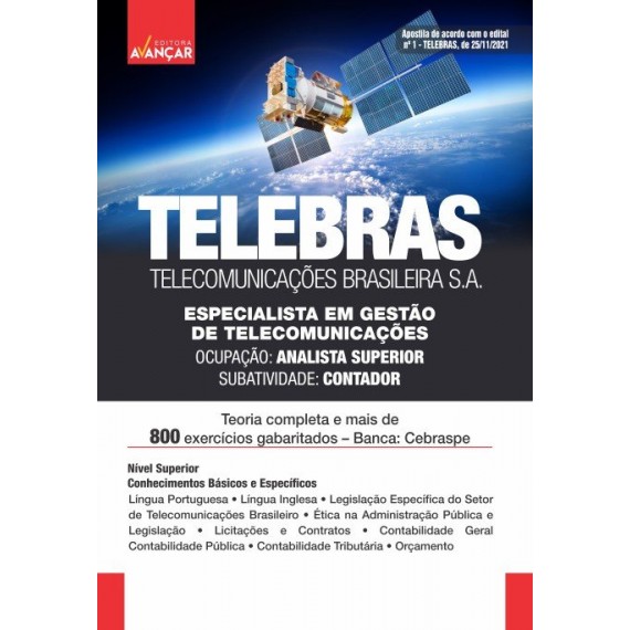 TELEBRAS - Telecomunicações Brasileira S.A.: Especialista em Gestão de Telecomunicações - Analista Superior - Contador: Impresso