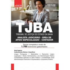 TJBA- Tribunal de Justiça da Bahia - Analista Judiciário - Contador: E-BOOK - Liberação Imediata