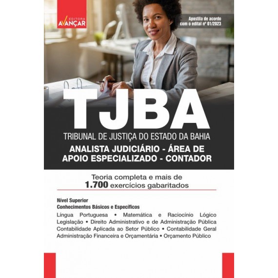 TJBA- Tribunal de Justiça da Bahia - Analista Judiciário - Contador: IMPRESSA - FRETE GRÁTIS + E-BOOK