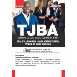TJBA- Tribunal de Justiça da Bahia - Analista Judiciário - Área Administrativa - Técnico de Nível Superior: E-BOOK - Liberação Imediata