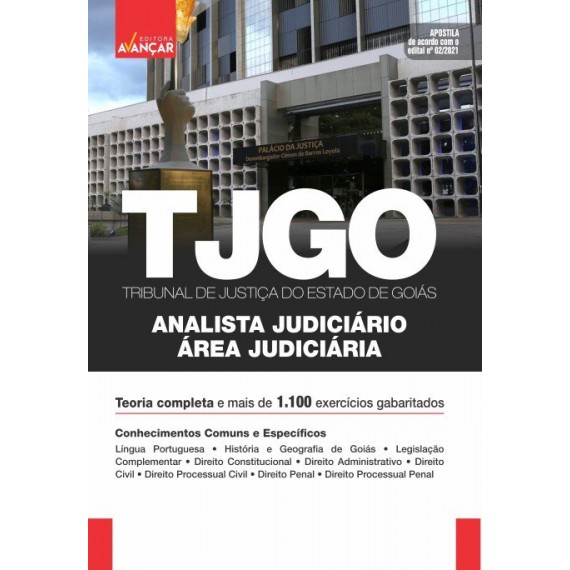 TJ GO - Analista Judiciário: Área Judiciária: Impresso