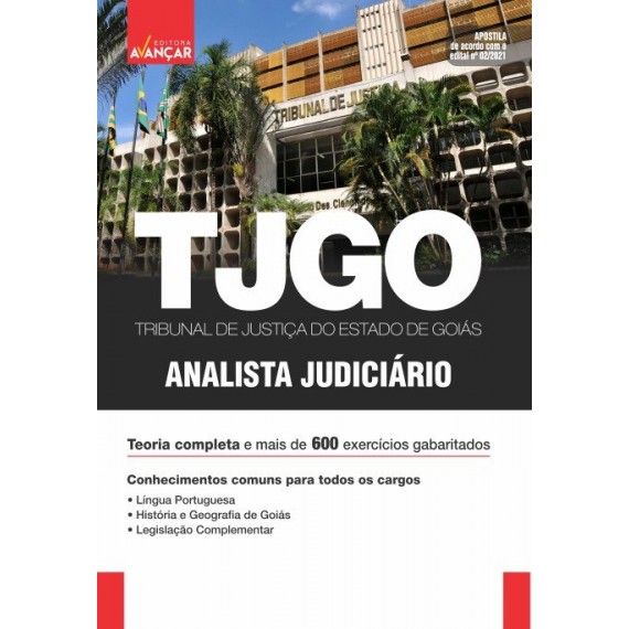 TJ GO - Analista Judiciário: Conhecimentos Básicos Para Todos os Cargos: Impressa