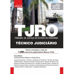 TJ RO - Técnico Judiciário: E-book