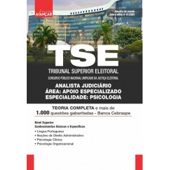 TSE UNIFICADO 2024 - TRIBUNAL SUPERIOR ELEITORAL - PSICOLOGIA: E-BOOK - Liberação Imediata