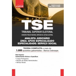 TSE UNIFICADO 2024 - TRIBUNAL SUPERIOR ELEITORAL - SERVIÇO SOCIAL: E-BOOK - Liberação Imediata