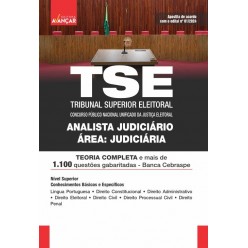 TSE UNIFICADO 2024 - TRIBUNAL SUPERIOR ELEITORAL - ANALISTA JUDICIÁRIO - ÁREA: JUDICIÁRIA: E-BOOK - Liberação Imediata