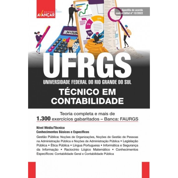 UFRGS - Universidade Federal do Rio Grande do Sul: Técnico em Contabilidade: IMPRESSA - FRETE GRÁTIS - E-book de bônus com Liberação Imediata