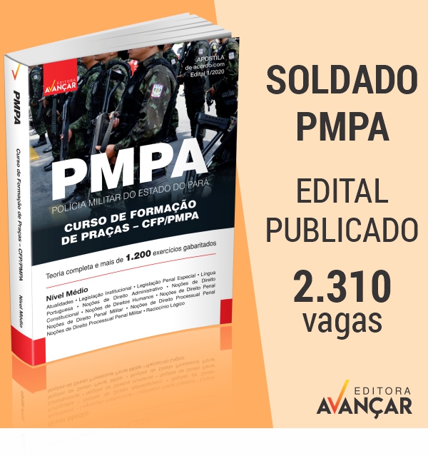 Concurso da Polícia Militar do Estado do Pará, curso de formação de praças