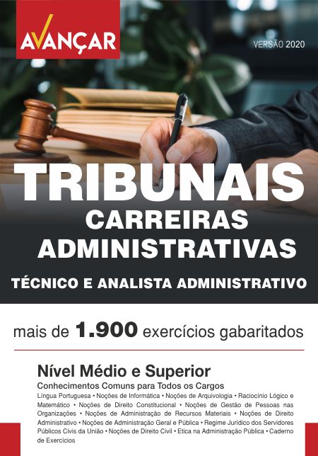 tribunais carreiras administrativas