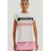 T Shirt Muscle com Estampa - Off White 
