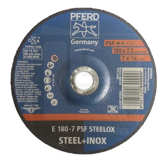 Disco de Desbaste E 180-7 PSF STEELOX - PFERD