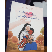 Livro A menina que virou Santa