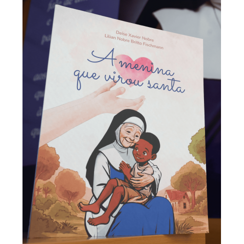 Livro A menina que virou Santa