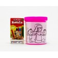 Caneca de Colorir com Kit Giz de Cera Santa Dulce