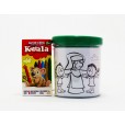 Caneca de Colorir com Kit Giz de Cera Santa Dulce