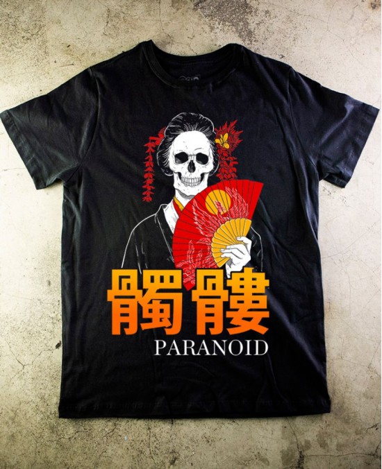 Camiseta Gueixa - Paranoid Music Store