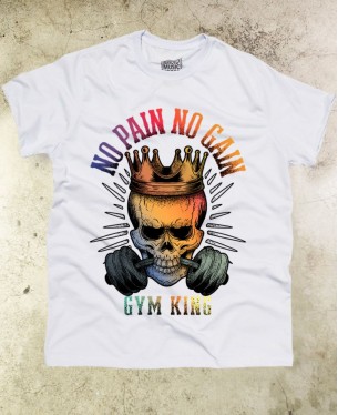 NO PAIN NO GAIN T-shirt 03 - Paranoid Music Store
