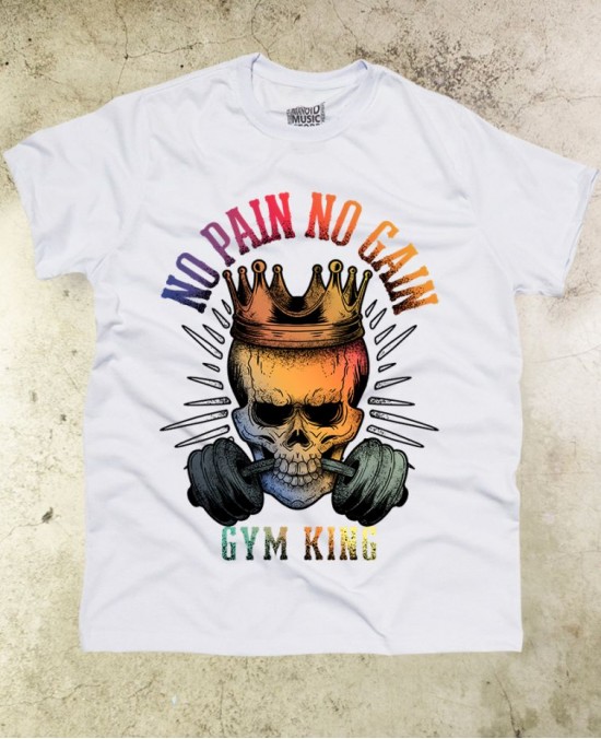 NO PAIN NO GAIN T-shirt 01 - Paranoid Music Store