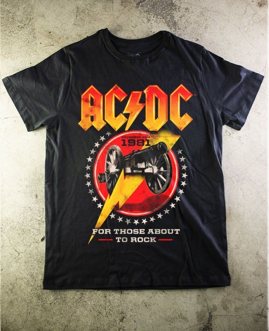 ACDC Official T-Shirt TS1501 - Paranoid Music Store