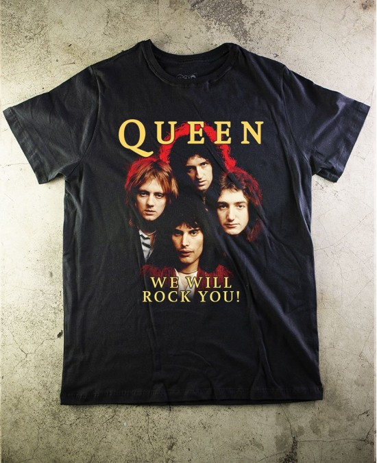 Official Queen 02 T-Shirt - Paranoid Music Store