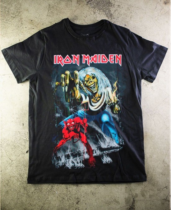 Iron Maiden the number of the beast Official T-Shirt OF0007 - Paranoid Music Store