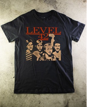 LEVEL 42 01 T-SHIRT Official - Paranoid Music Store
