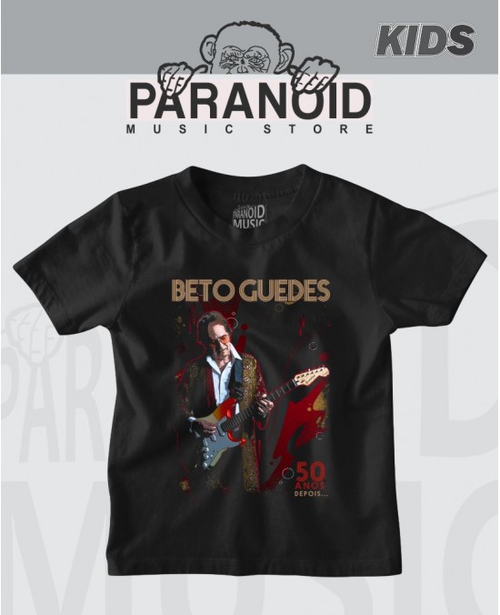Camiseta Beto Guedes 01  Infantil Oficial - Paranoid Music Store
