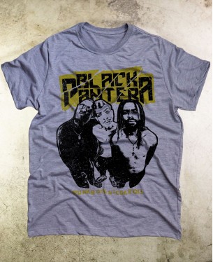 Camiseta Black Pantera 01 Oficial - Paranoid Music Store