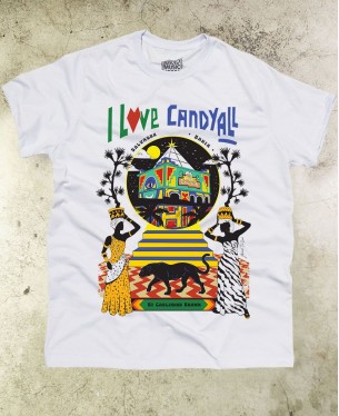 Carlinhos Brown I Love Candyall Official T-Shirt - Paranoid Music Store