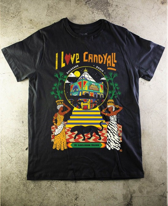 Camiseta Carlinhos Brown I Love Candyall Oficial - Paranoid Music Store