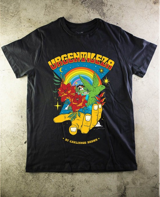 Camiseta Carlinhos Brown Urgentileza Oficial - Paranoid Music Store
