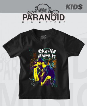 Camiseta Charlie Brown Jr 01 - Chorão - Infantil Oficial - Paranoid Music Store