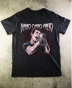Camiseta Dinho Ouro Preto 02 Oficial - Paranoid Music Store