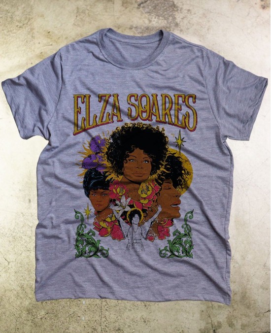 Elza Soares  01  Official T-shirt - Paranoid Music Store