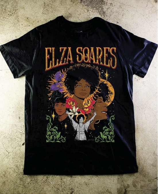 Camiseta Elza Soares 01 Oficial - Paranoid Music Store