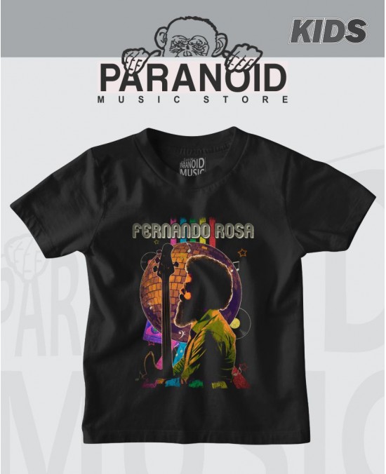 Camiseta Fernando Rosa 02  Infantil Oficial - Paranoid Music Store