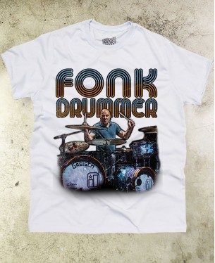 Fonk Drummer T-Shirt 01 - Paranoid Music Store