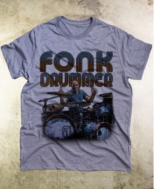 Camiseta Fonk Drummer 01 Oficial - Paranoid Music Store