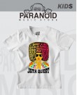 Camiseta Jota Quest O poder da peruca 01 infantil Oficial - Paranoid Music Store