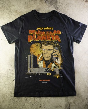 Camiseta Jota Quest De Volta ao Planeta Oficial - Paranoid Music Store