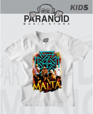 Camiseta Banda Malta 01 Infantil Oficial - Paranoid Music Store