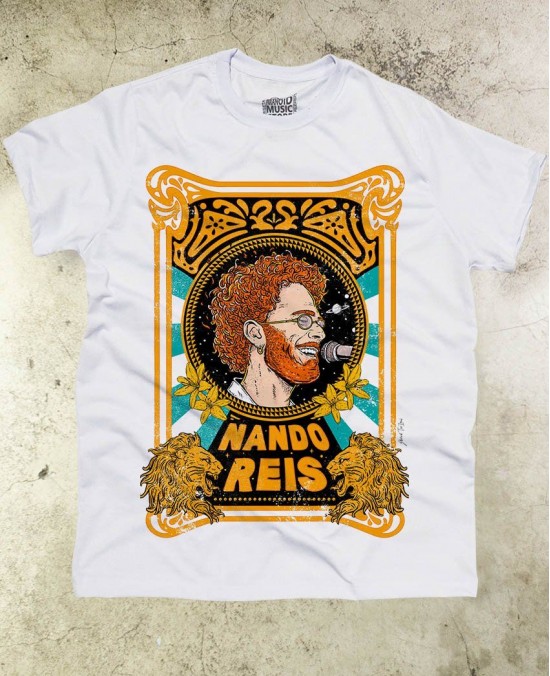 Camiseta Nando Reis Oficial 01 - Paranoid Music Store