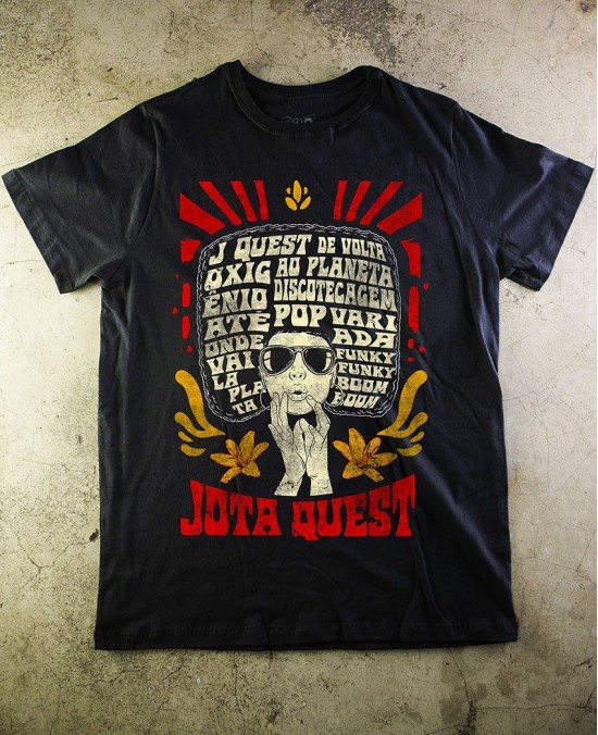 Camiseta Jota Quest O poder da peruca 02 Oficial - Paranoid Music Store