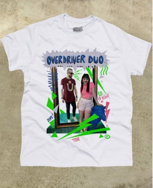 Overdriver Duo Official T-shirt  -Paranoid Music Store