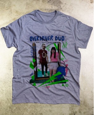 Overdriver Duo Official T-shirt  -Paranoid Music Store
