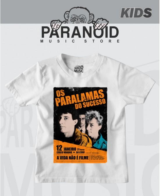 Camiseta Os Paralamas do Sucesso 02 Infantil Oficial - Paranoid Music Store