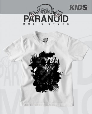 Camiseta Paulo Xisto Infantil Oficial 01 - Paranoid Music Store