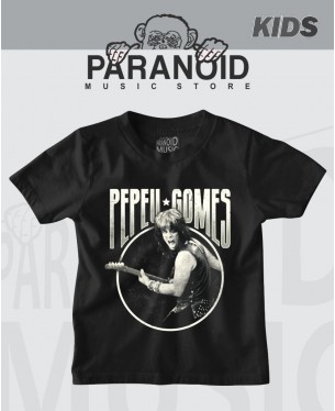 Camiseta Pepeu Gomes 03 Infantil Oficial - Banda Novos Baianos - Paranoid Music Store 