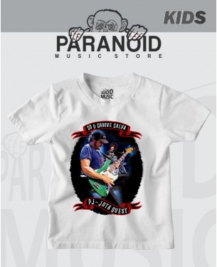 Camiseta PJ 01 Oficial Infantil - Paranoid Music Store
